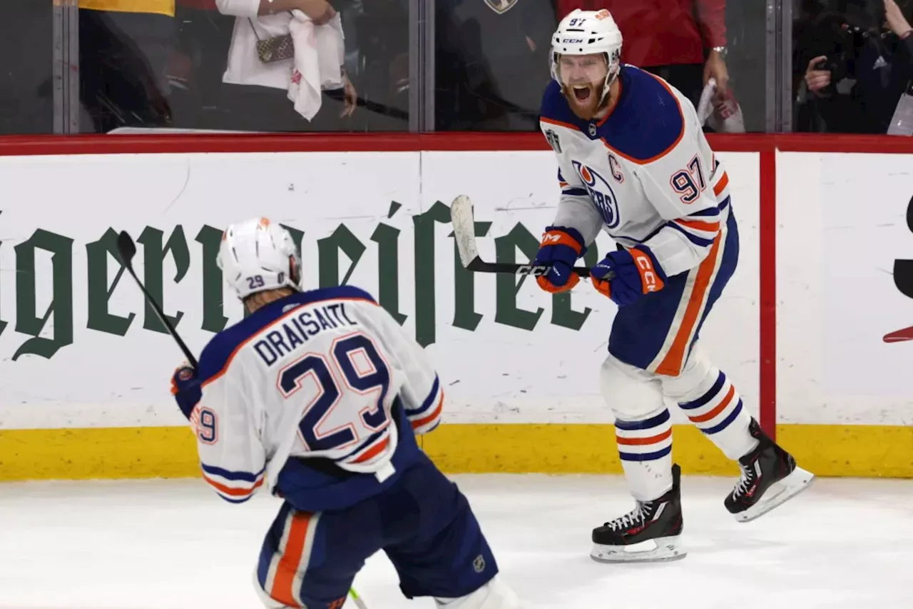 Connor McDavid scores twice as Oilers top Panthers to force Game 6 in Stanley Cup Final