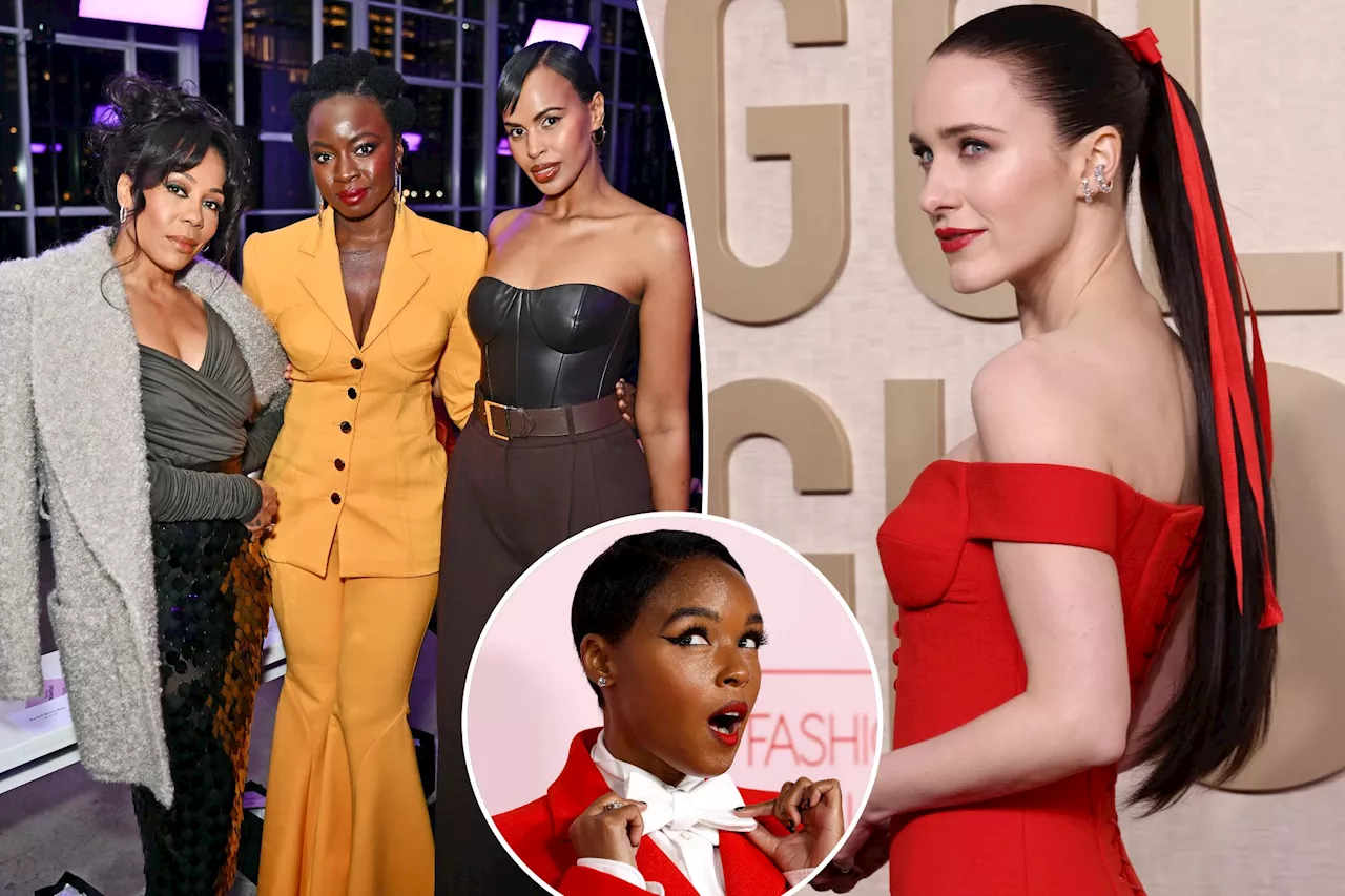 Designer Sergio Hudson brings strength and sophistication — Janelle Monáe, Rachel Brosnahan