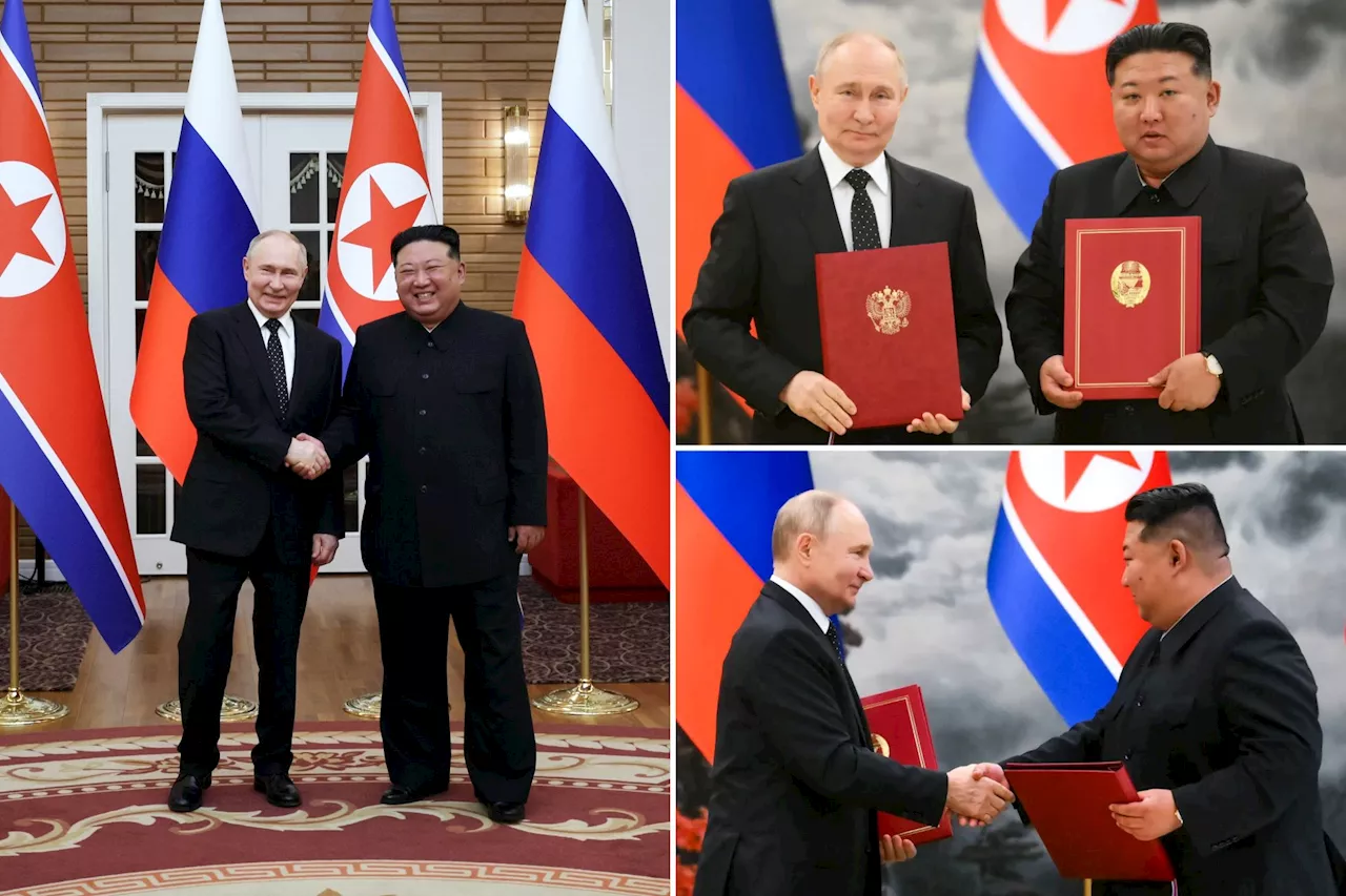 Russia and North Korea sign partnership deal that appears to be the strongest since Cold War