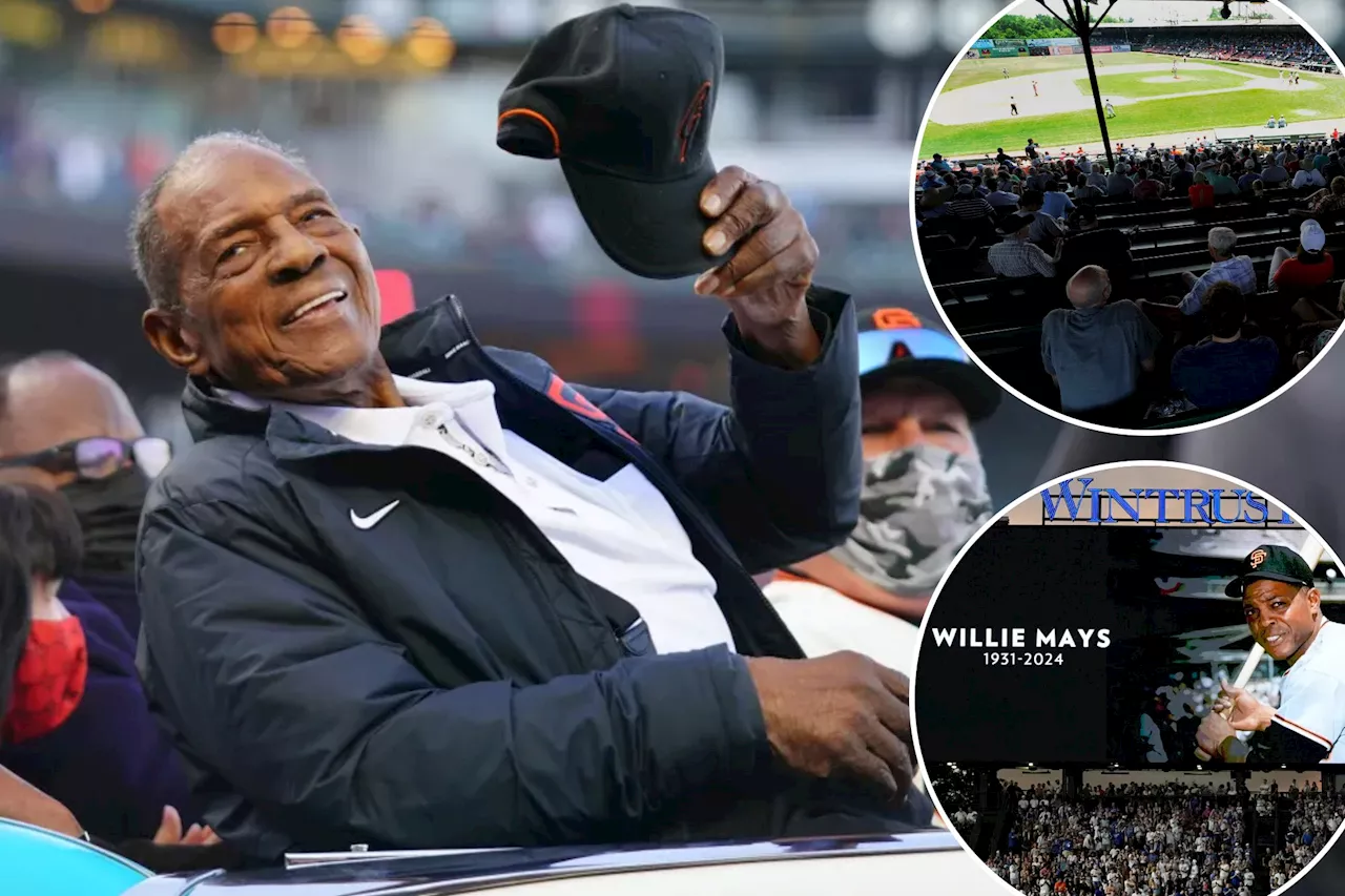 Willie Mays was heartbroken to miss MLB's Rickwood Field game before death: 'Everything I wanted'