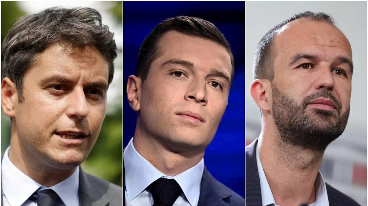 Législatives : Gabriel Attal, Jordan Bardella et Manuel Bompard débattront le 25 juin sur TF1