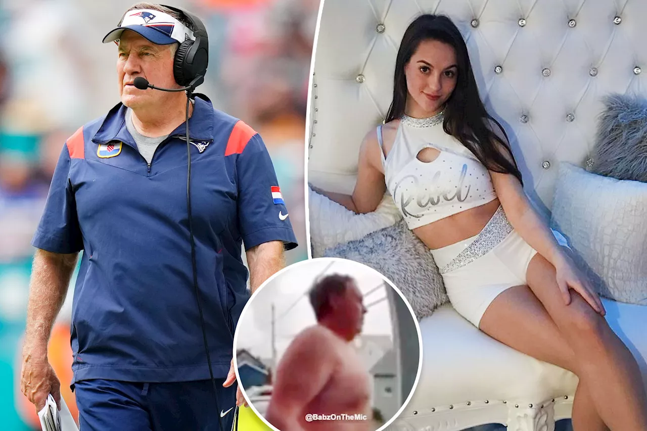 Shirtless Bill Belichick, 72, caught sneaking out of rumored girlfriend Jordon Hudson's home