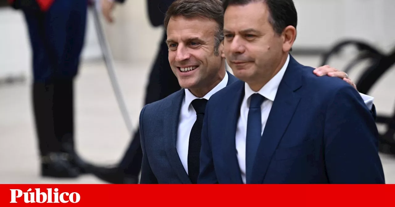 Montenegro e Macron trocam promessas de cooperação sem mencionar Costa