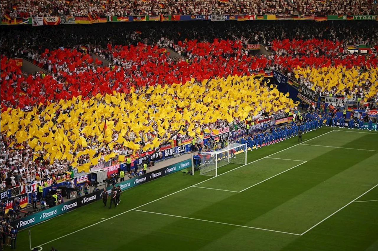 DFB-Team bei der EM 2024 im Ticker: Deutsche Fans mit Fahnen-Choreo vor dem Ungarn-Spiel