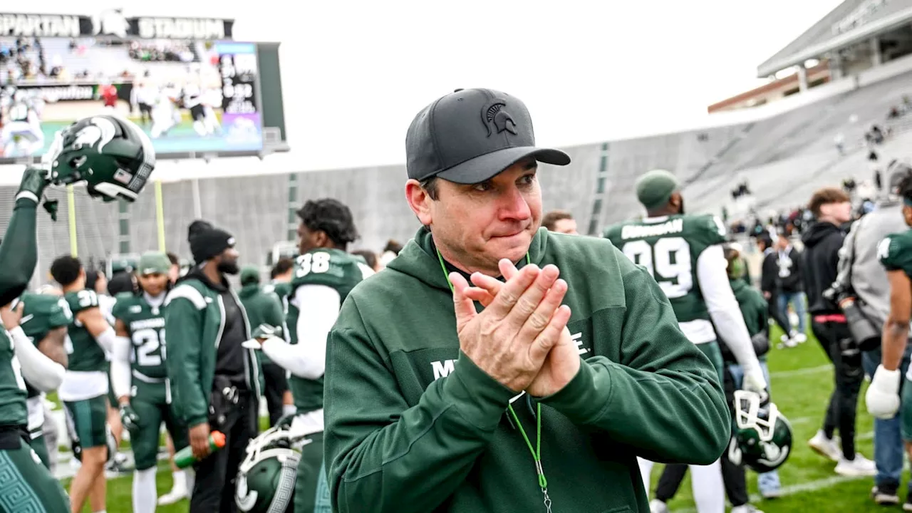 Michigan State football's Jonathan Smith's first season is about the long haul