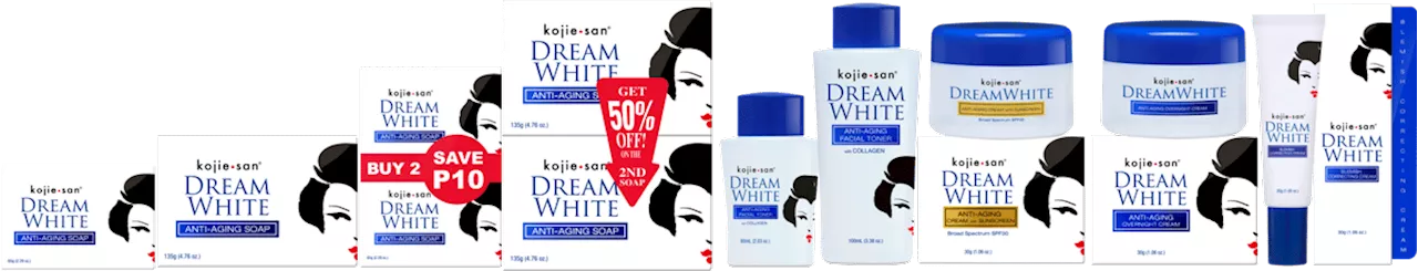 Discover the key to a youthful glow with Kojie.san Dreamwhite