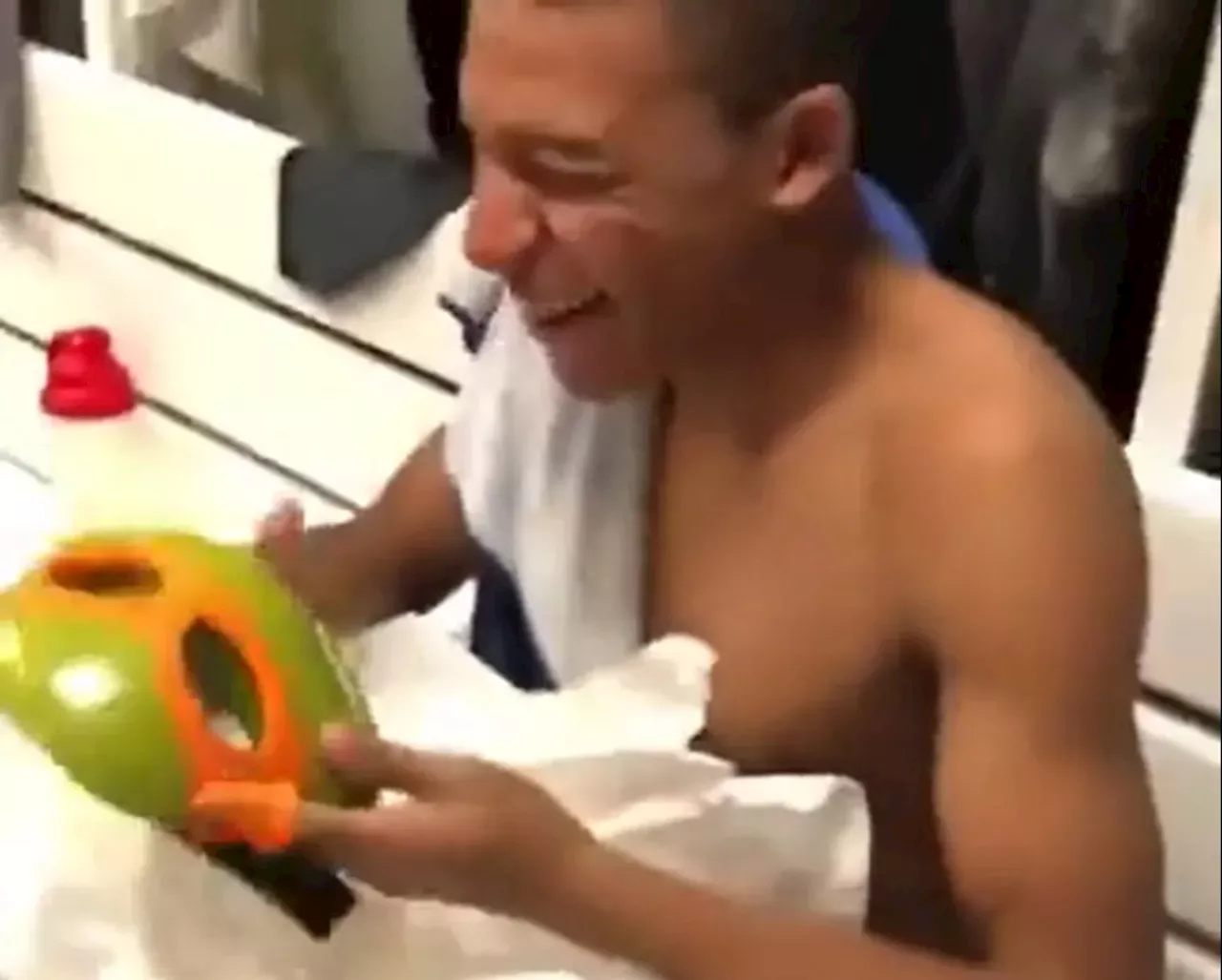 Fans joke Kylian Mbappe has already got his mask ready for next France game