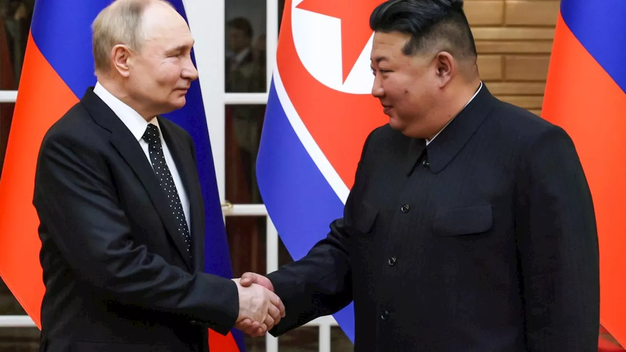 Putin and Kim sign historic military pact during North Korea visit