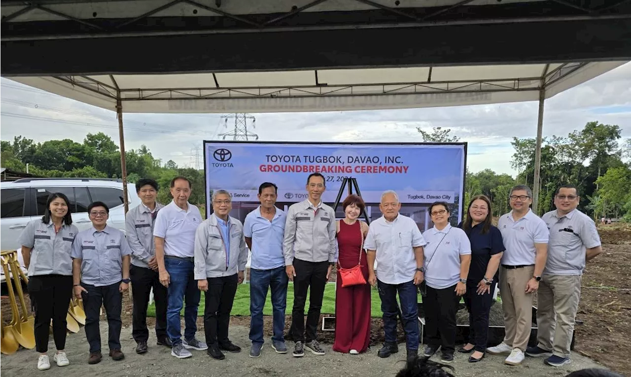 Toyota breaks ground for new dealership in Tugbok, Davao