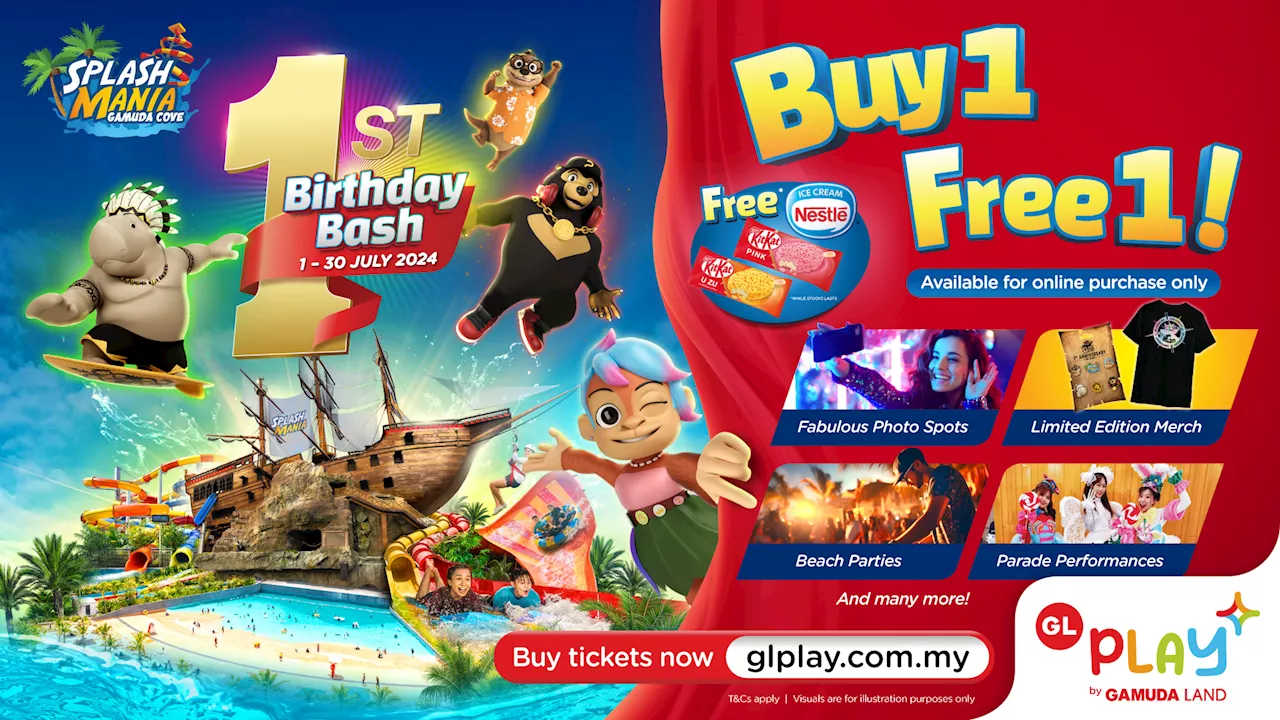 Double The Fun At SplashMania’s Birthday Bash With ‘Buy-1-Free-1’ Promo