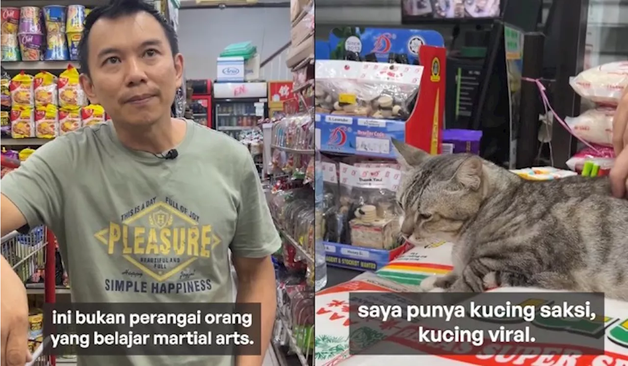 From Viral Fighter To Beloved Shopkeeper: The Inspiring Journey Of Goh Yap Eng And His Cat, Meowbo