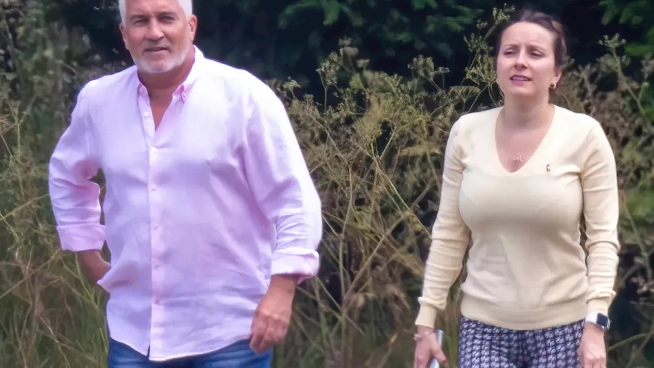 Paul Hollywood’s wife flashes HUGE wedding ring on set with new Bake Off cast...