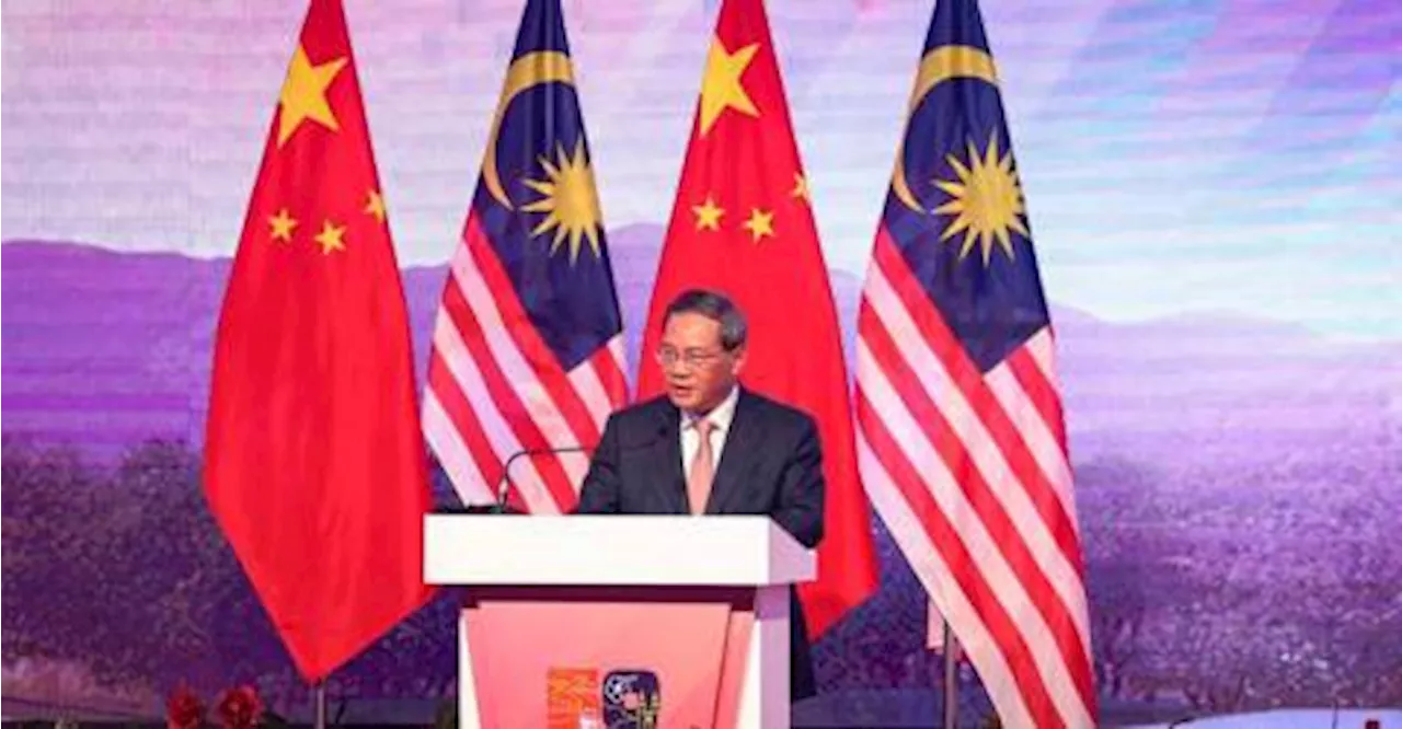 Chinese Premier says Malaysia-China relations exemplary, proposes 4 steps to advance ties