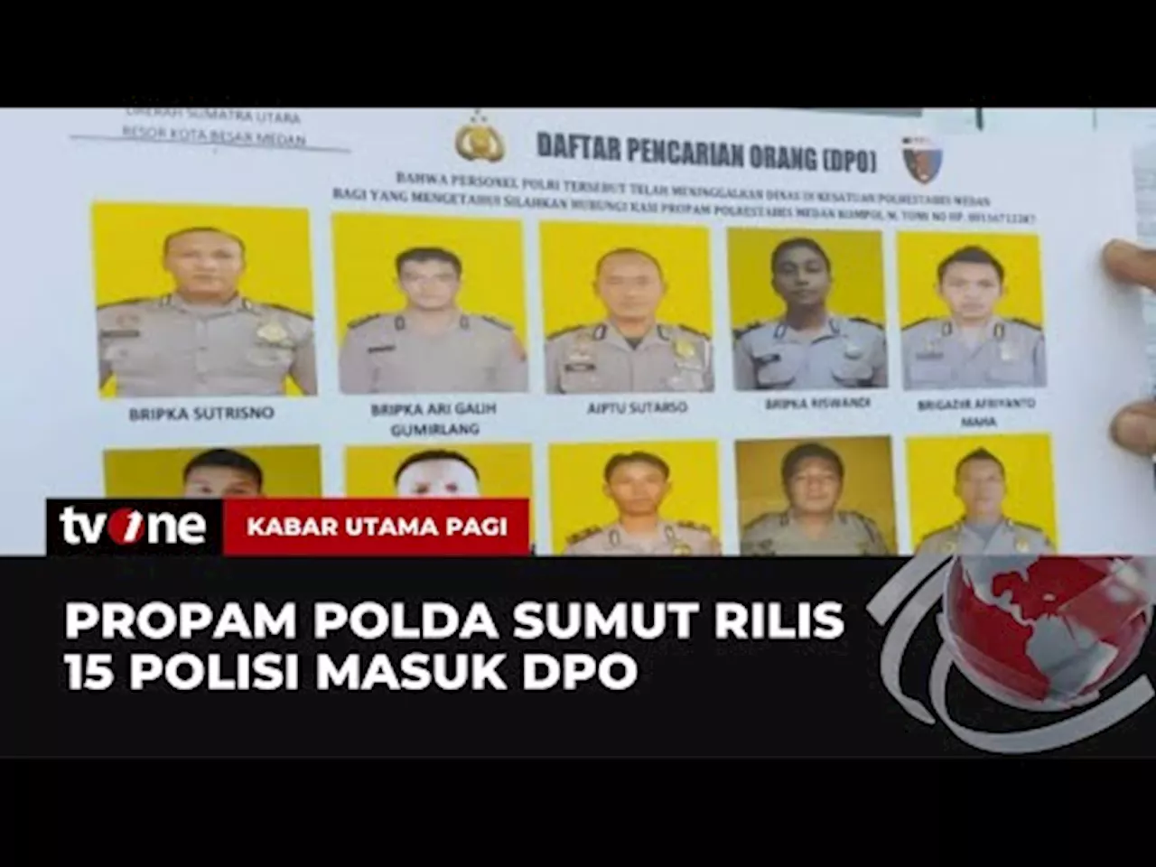 15 Personel Polrestabes Medan Masuk DPO atas Kasus Perampokan