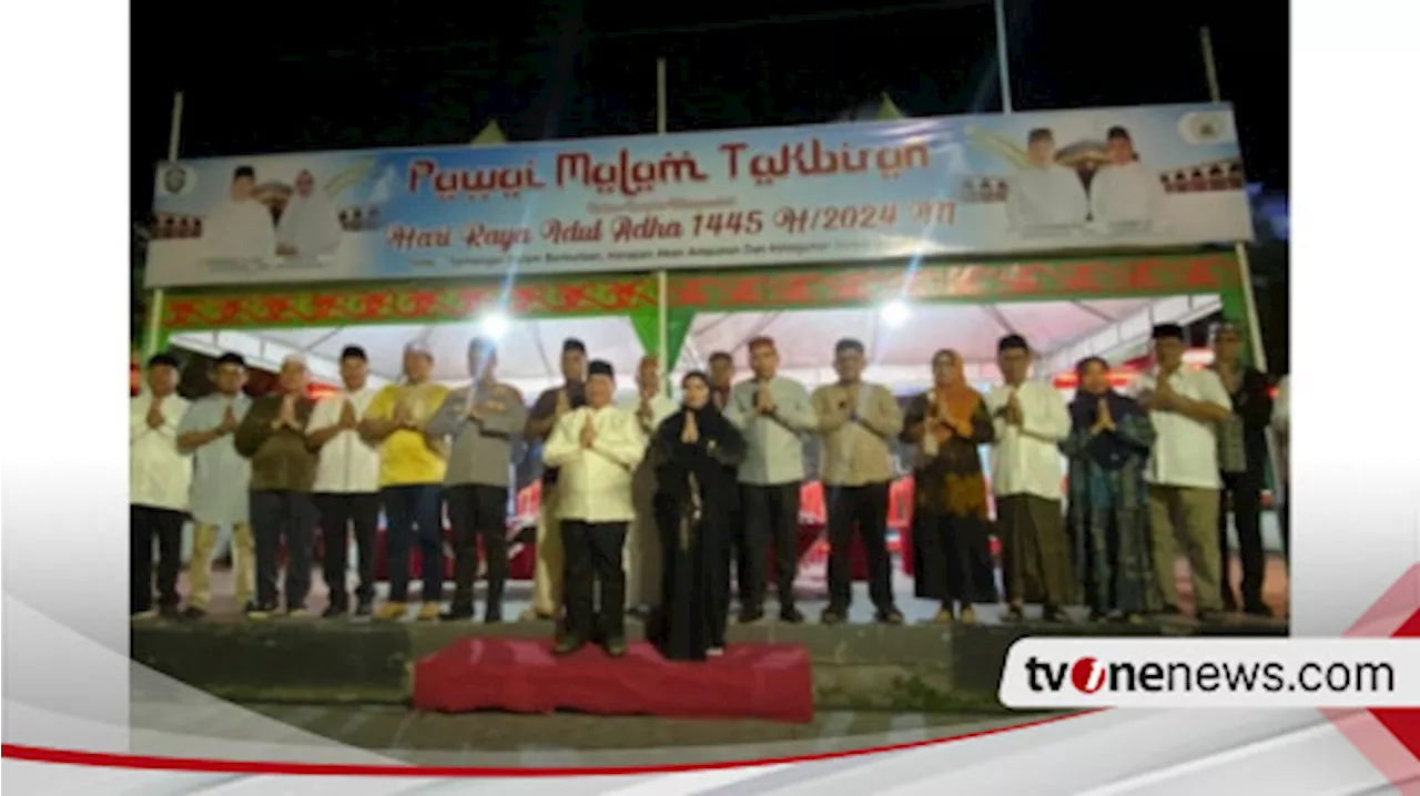 255 Peserta Ikuti Pawai Obor Dan Takbiran Keliling Yang Digelar Pemkab Kotim