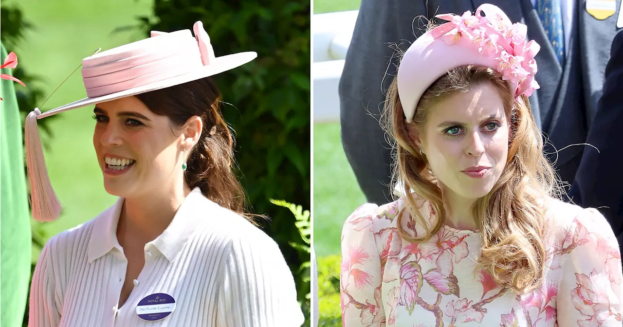 Princesses Beatrice and Eugenie Subtly Coordinate at Royal Ascot