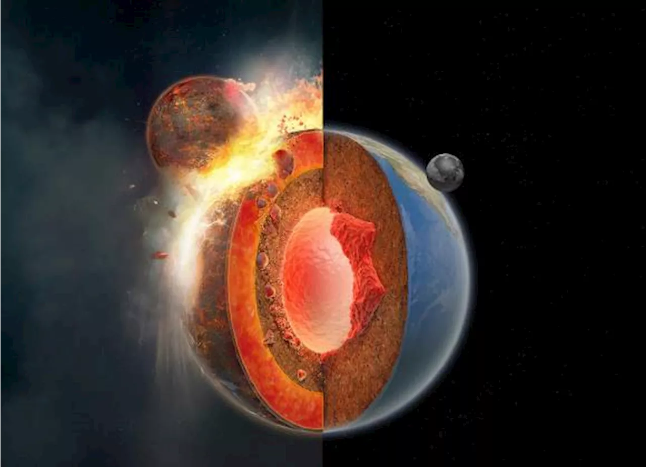 Como consecuencia del gran choque que originó la Luna podría haber iniciado la tectónica de placas