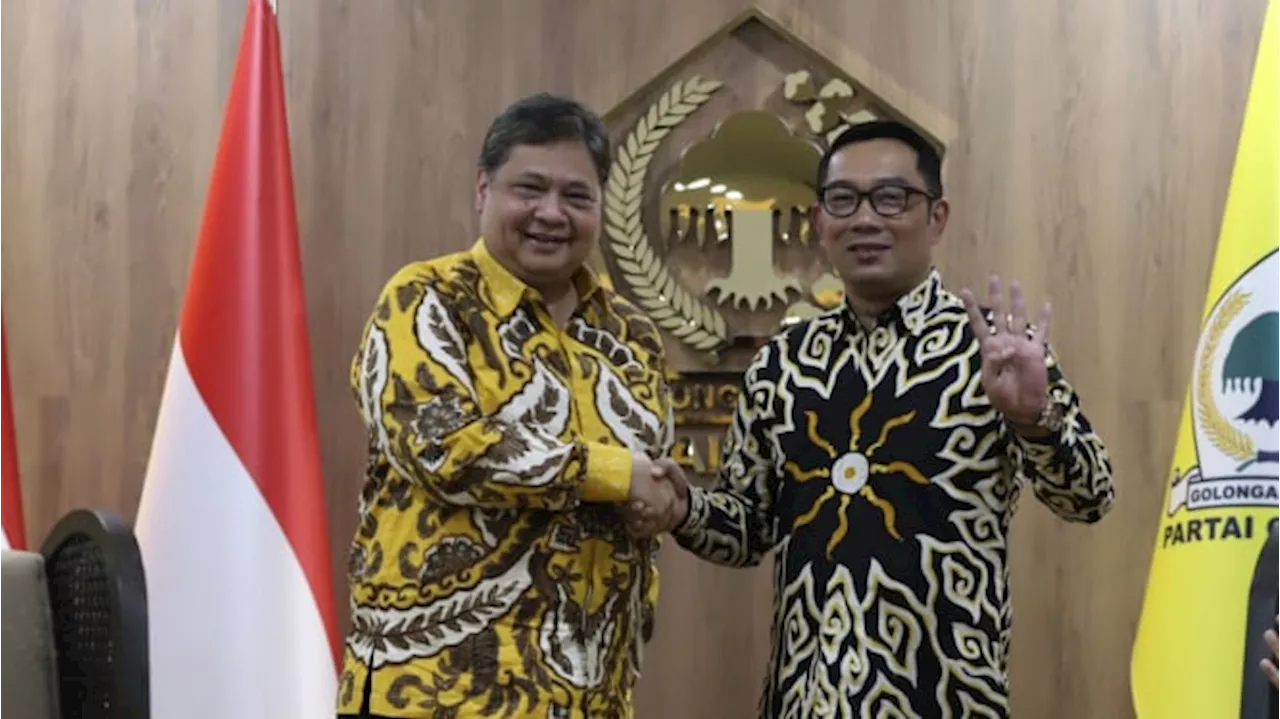 Golkar Akui Lebih Condong Ingin Ridwan Kamil di Pilgub Jawa Barat Bukan Jakarta