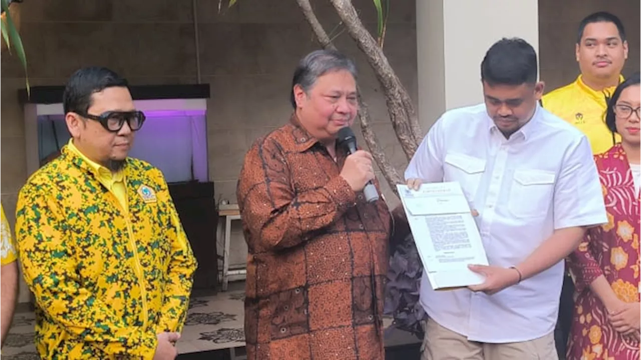 Usung Bobby Nasution di Sumut, Airlangga Hartarto: Golkar Punya Kader Muda untuk Mendampingi