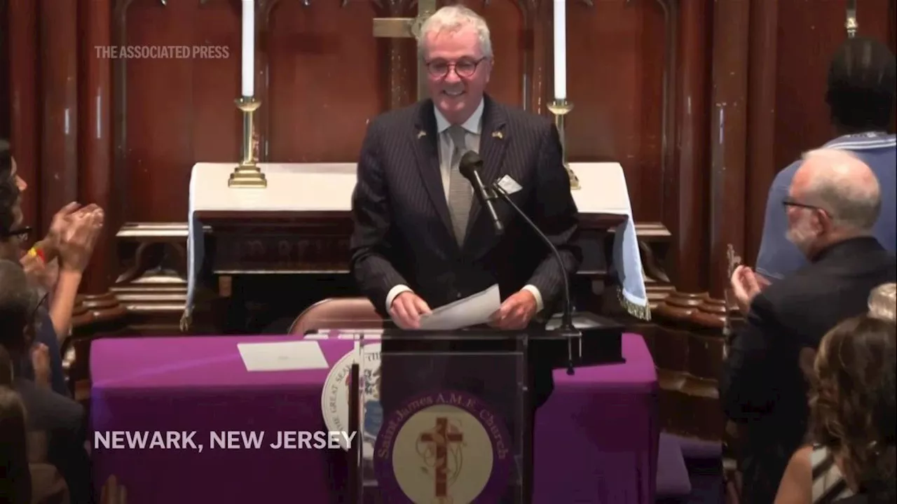 New Jersey's Democratic governor announces new clemency program at Juneteenth event