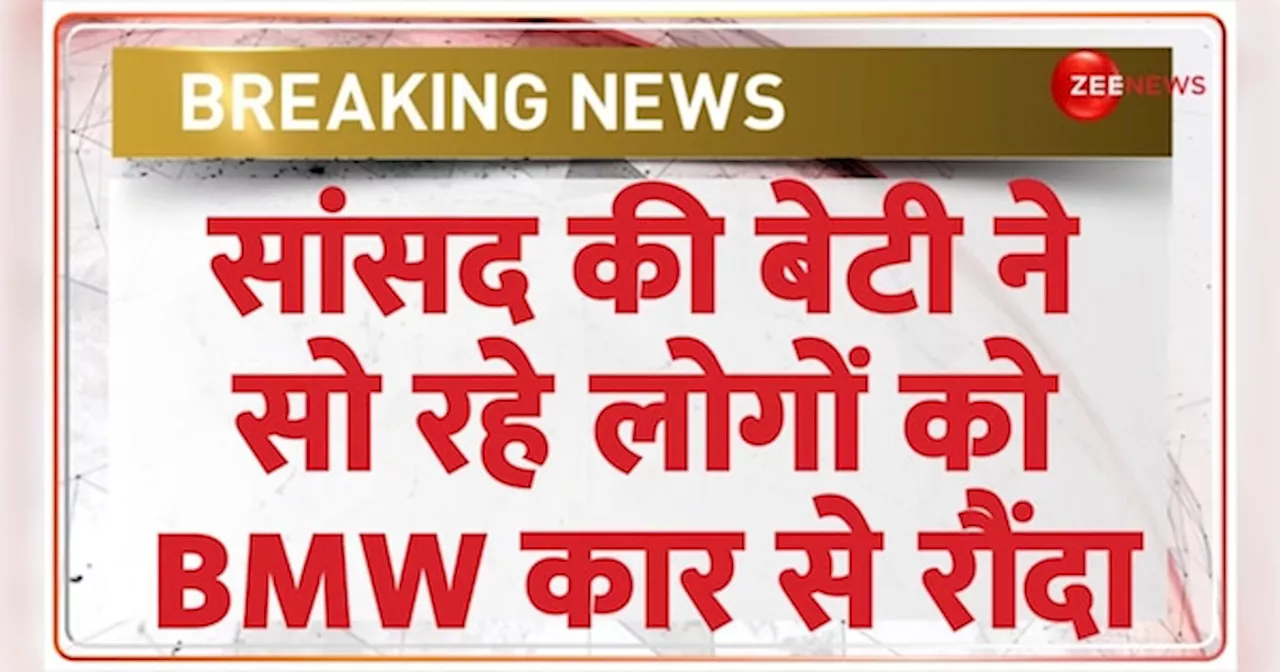 तमिल नाडु में YSRCP सांसद बीड़ा मस्तान की बेटी ने BMW कार से युवकों को रोंदा