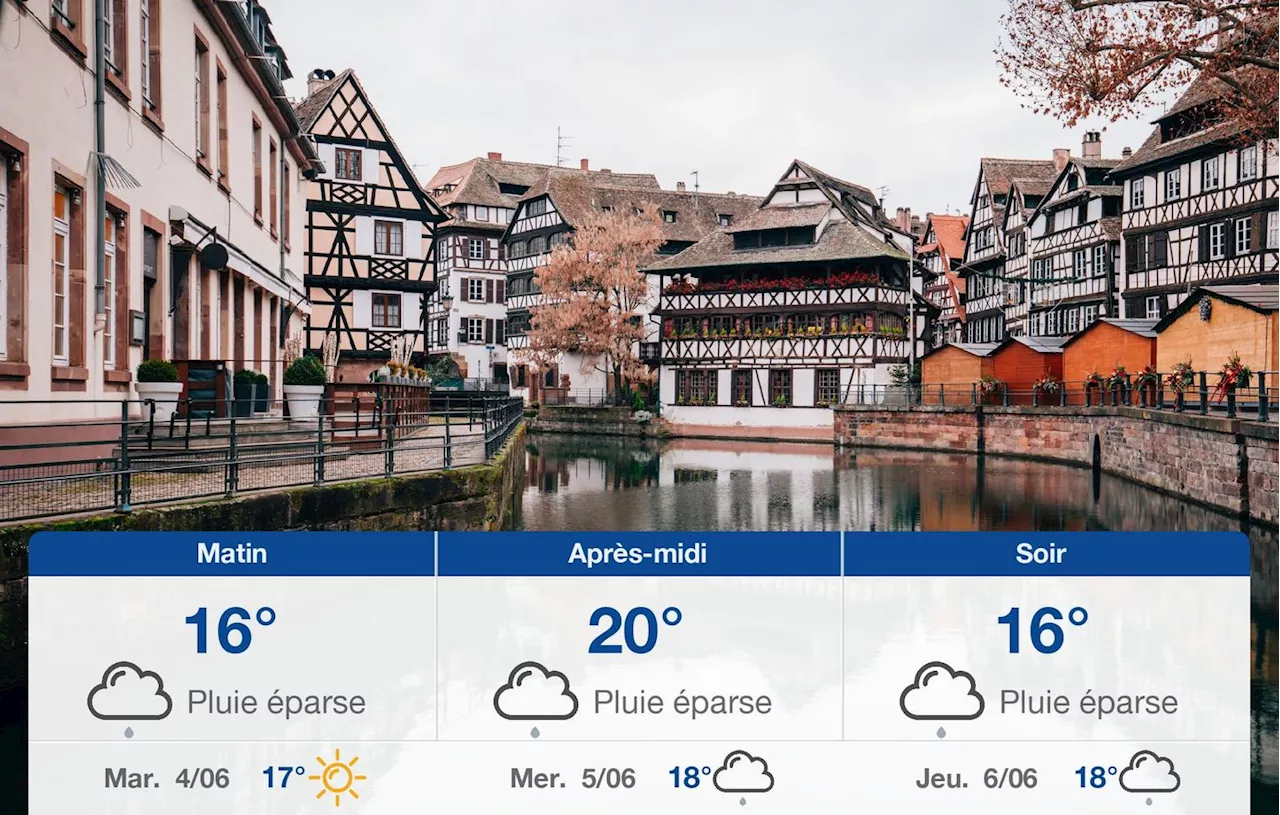 Météo Strasbourg: prévisions du lundi 3 juin 2024