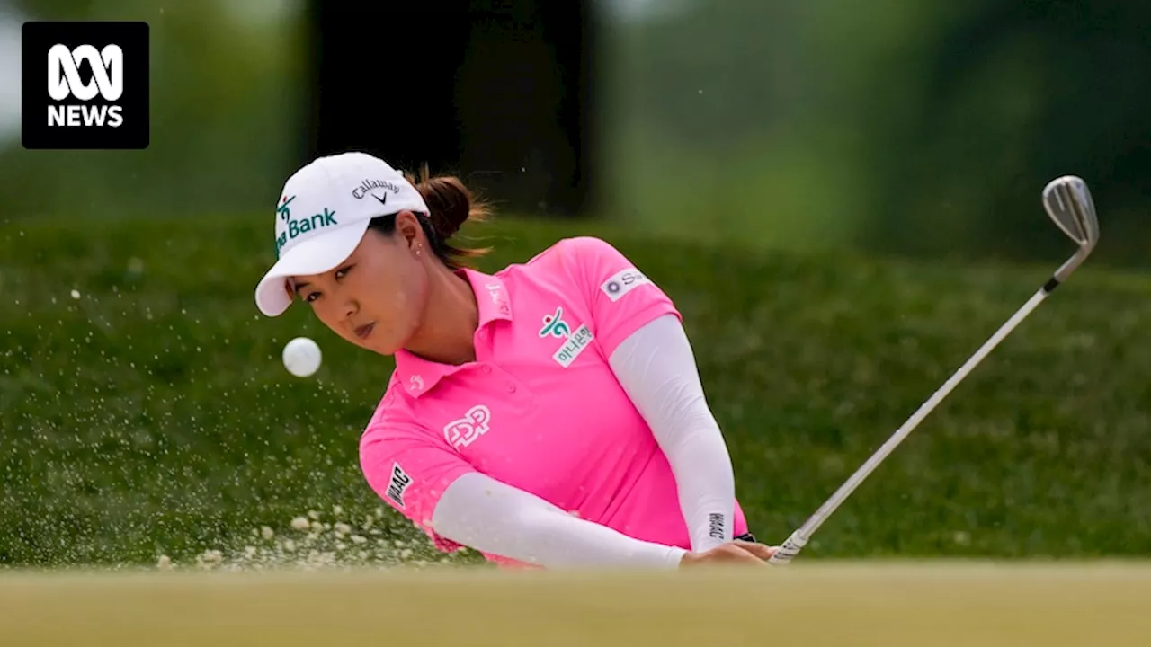 US Women's Open: Minjee Lee enters final nine holes with lead at major championship