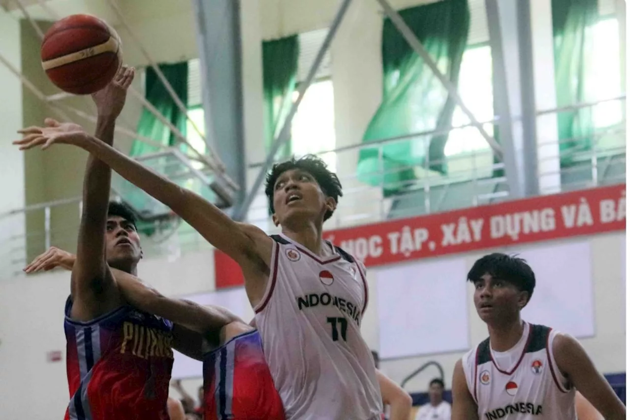 Tim bola basket pelajar putra Indonesia kalah lawan Filipina di ASG