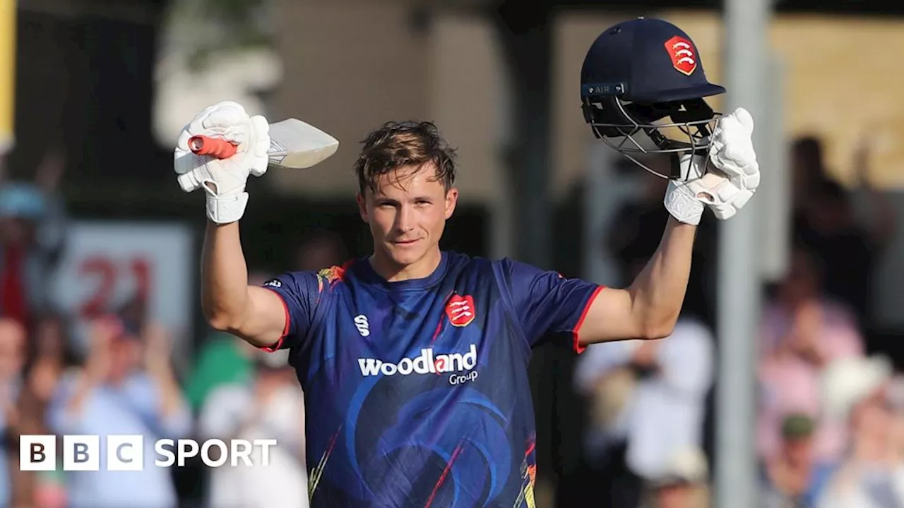 T20 Blast: Michael Pepper hits ton in Essex win over Middlesex