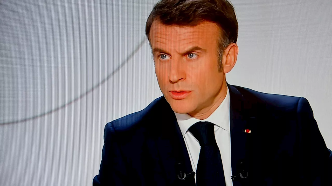 Emmanuel Macron s'exprimera jeudi soir à la télévision sur 'l'actualité internationale'