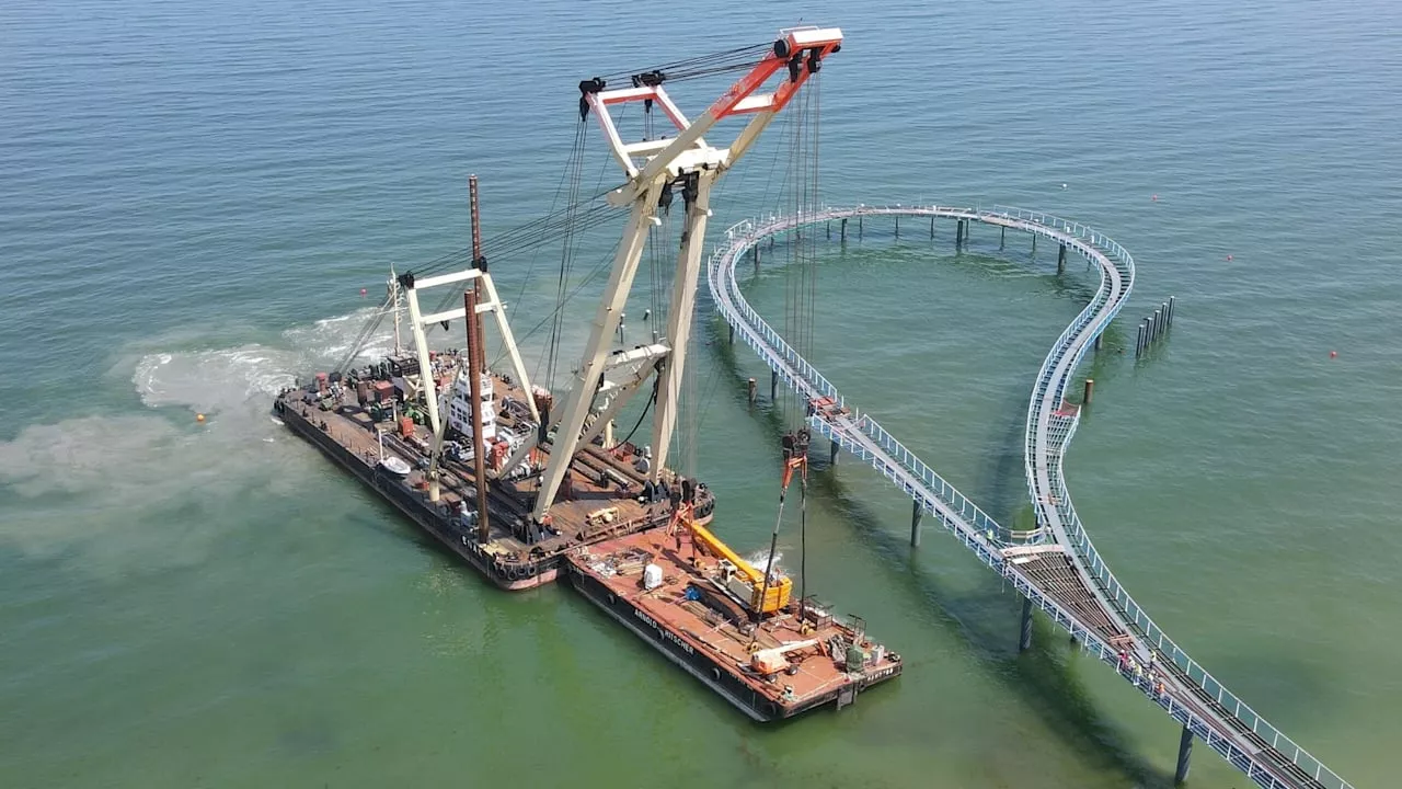 Ostsee: Havarierter Ponton bei Timmendorfer Strand geborgen