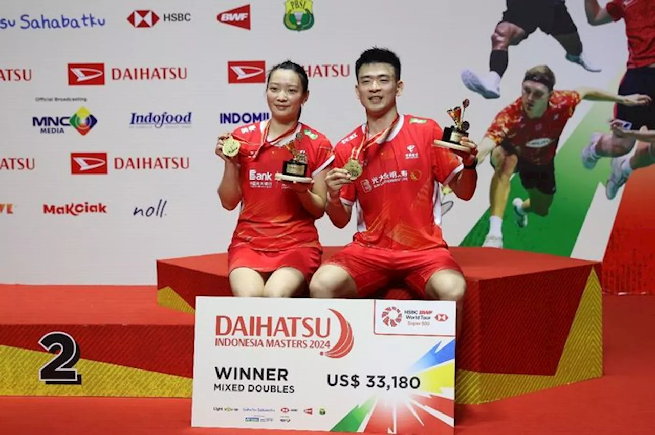 Hasil Final Singapore Open 2024 - 30 Menit Saja, Zheng/Huang Hentikan Dongeng Pasangan Taiwan