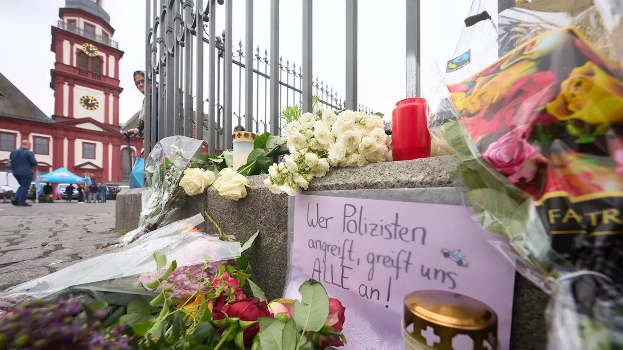 Polizist stirbt nach Messerangriff auf Mannheimer Marktplatz