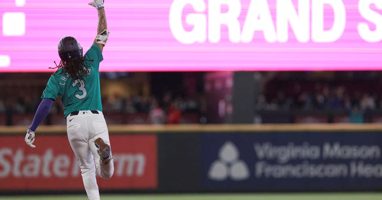 Crawford's slam and Miller's arm lead surging Mariners to 9-0 win over Angels