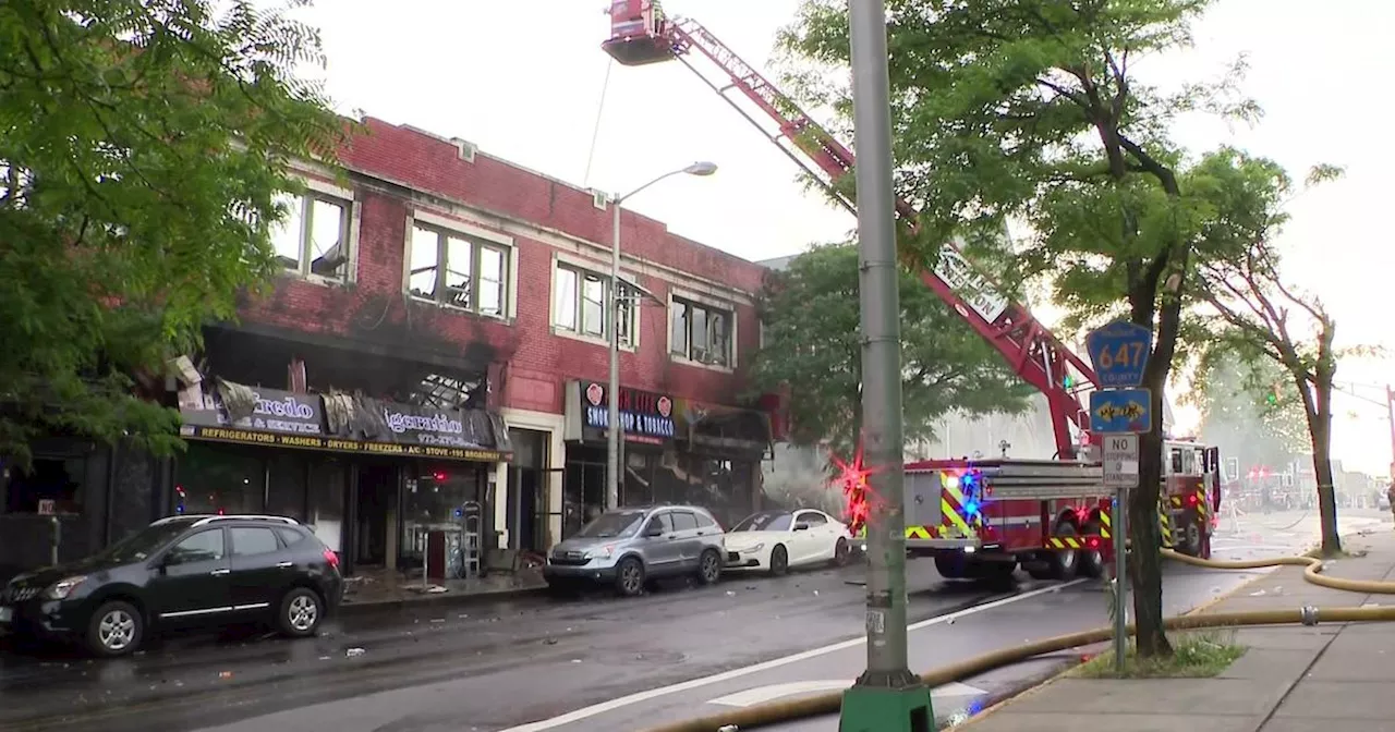 7-alarm fire in Paterson, New Jersey destroys over a dozen homes and businesses