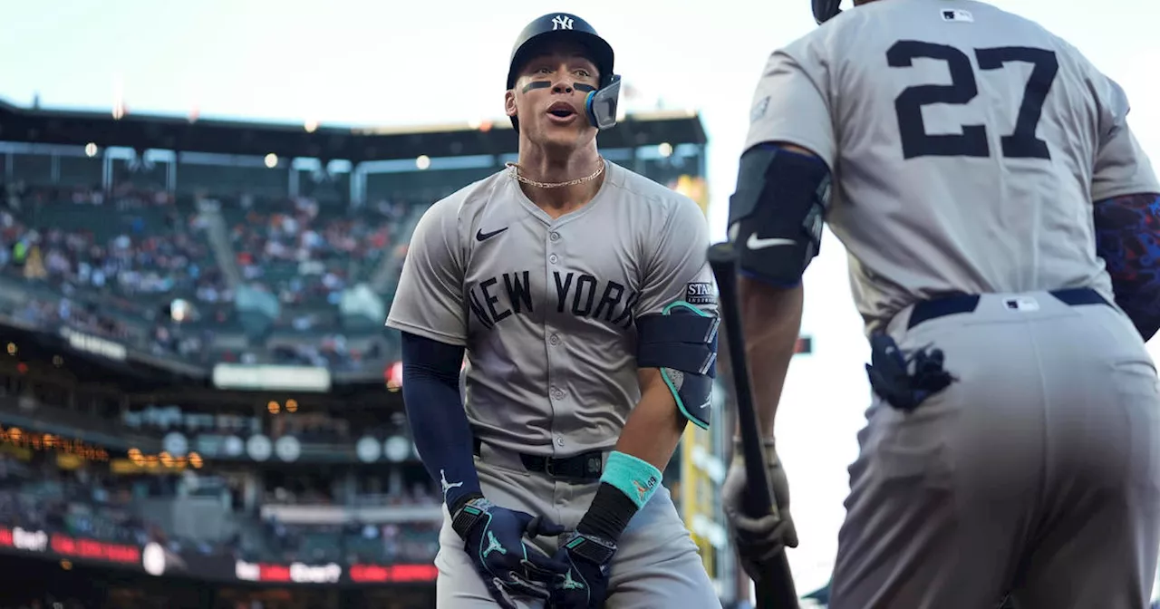 Aaron Judge hits 21st home run to lead Yankees past Giants 7-3