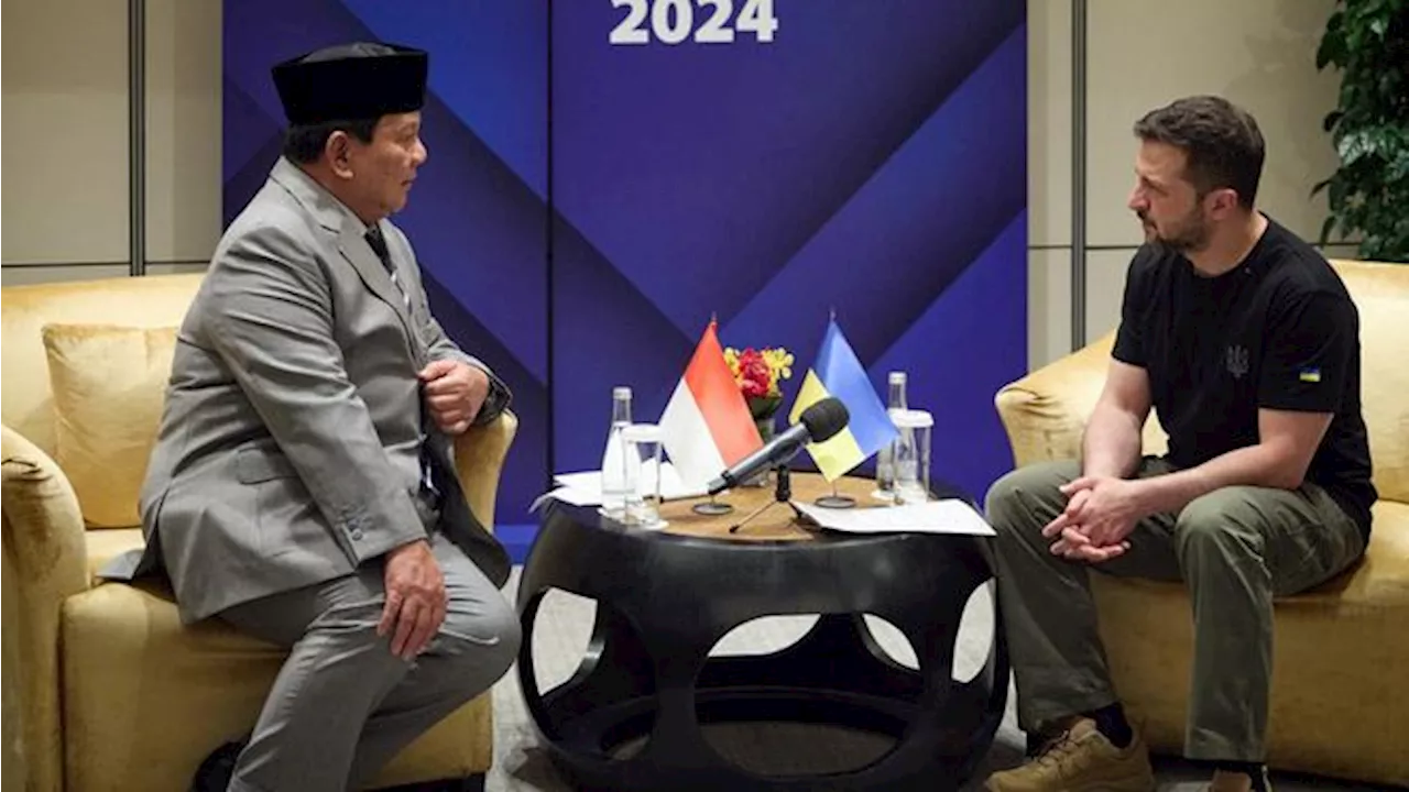 Prabowo Jumpa Zelensky, Bahas Bantuan ke Gaza hingga Isu Ukraina