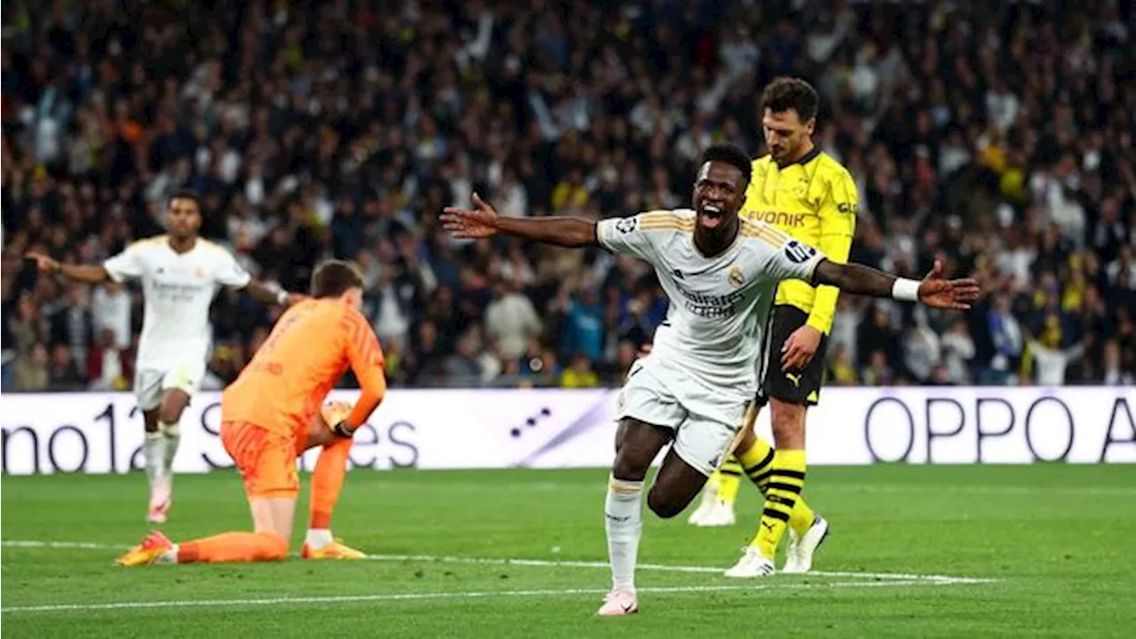 Vinicius Samai Rekor Messi Saat Madrid Juara Liga Champions