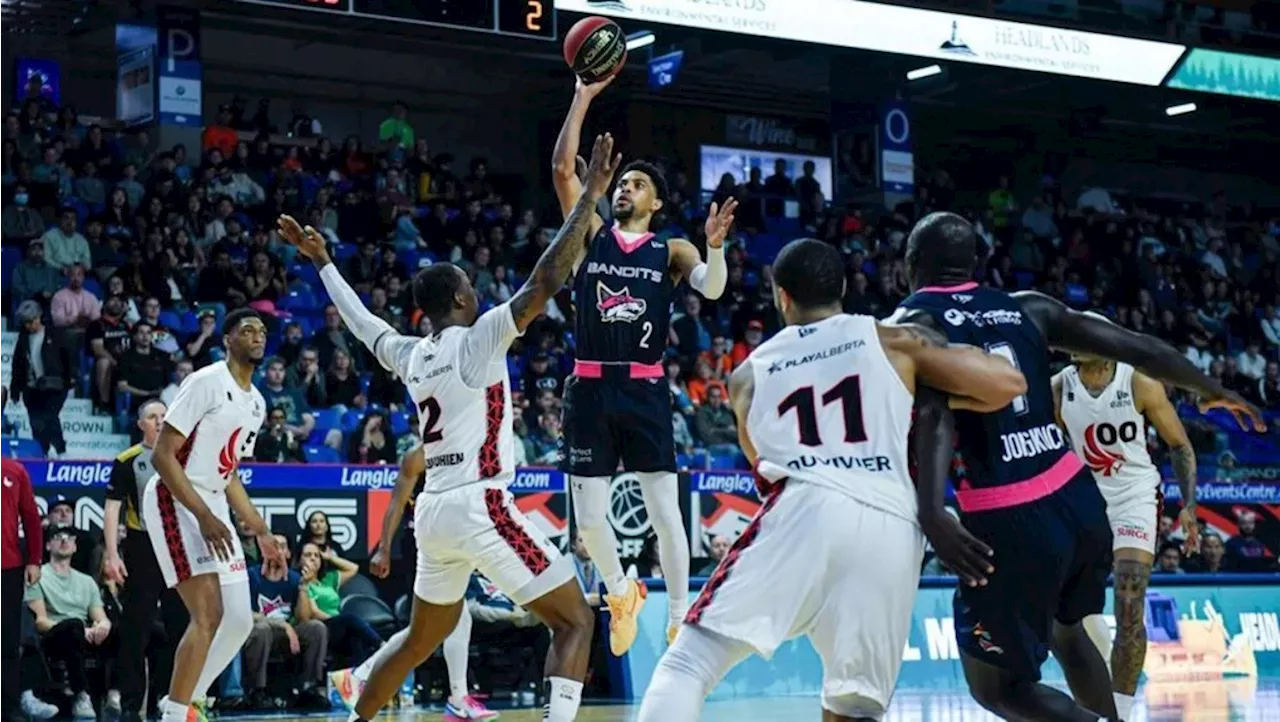 Bandits roll on, defeating Surge 100-74 in Saturday night clash in Langley