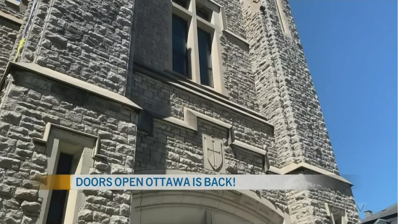 Doors Open Ottawa offers glimpse into historic buildings June 1,2