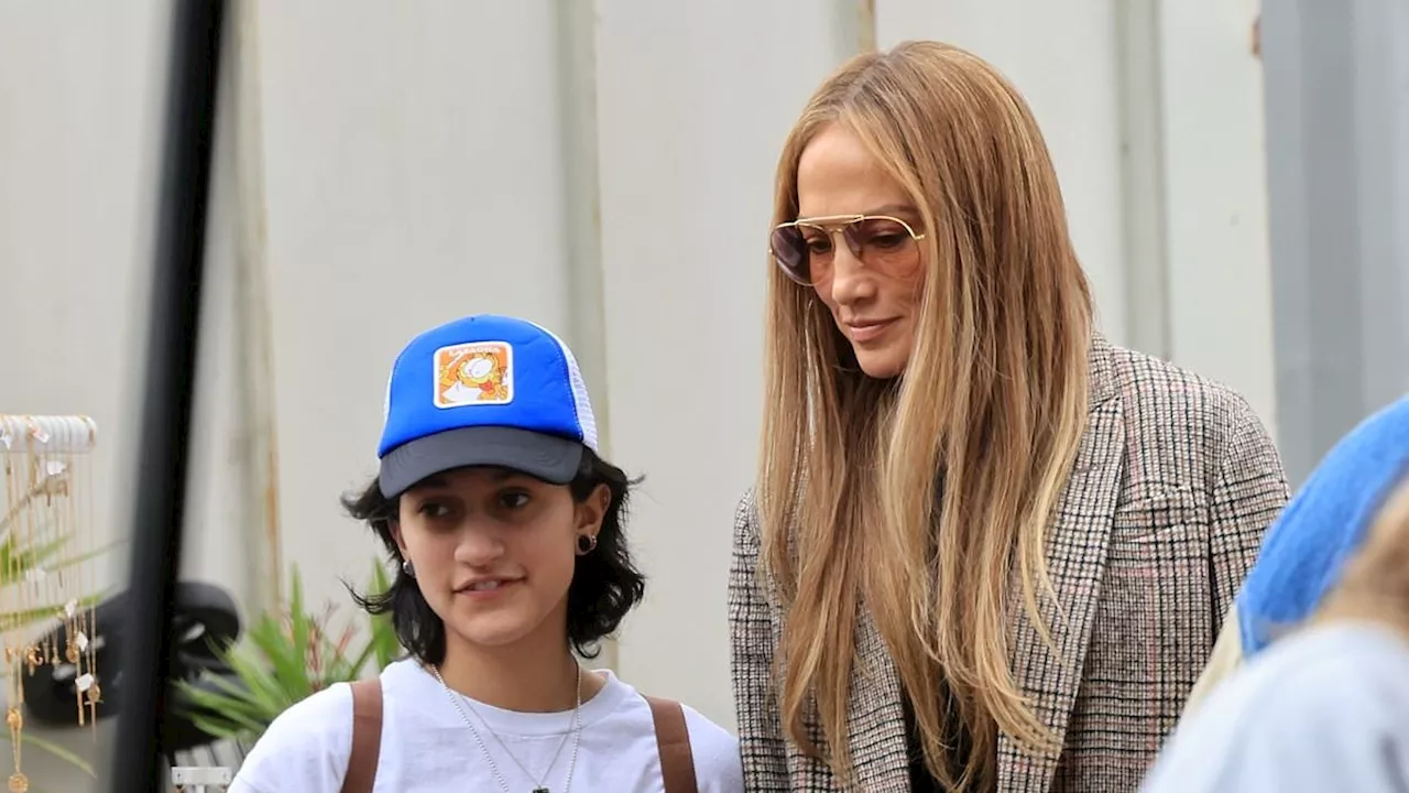 Jennifer Lopez enjoys Sunday outing in LA with gender-neutral teen Emme... after canceling summer...