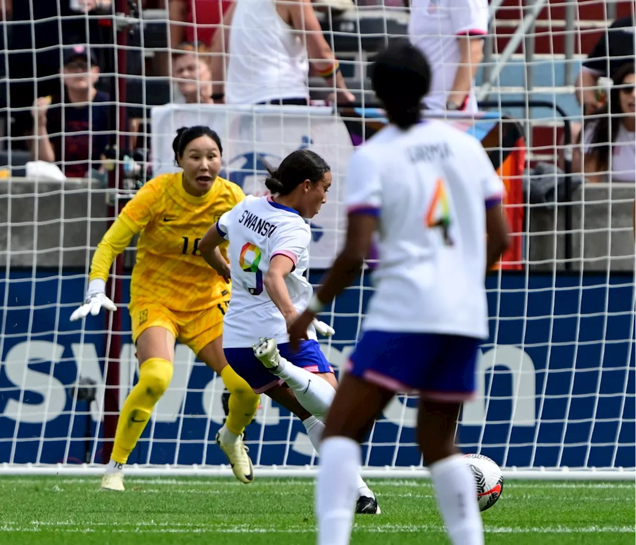 Mallory Swanson after scoring twice in USWNT return to Colorado: “I was just super thankful”