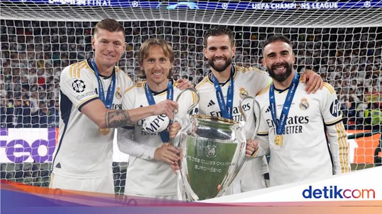 Madrid Juara Liga Champions, 4 Pemain Bukukan Rekor Gelar Terbanyak