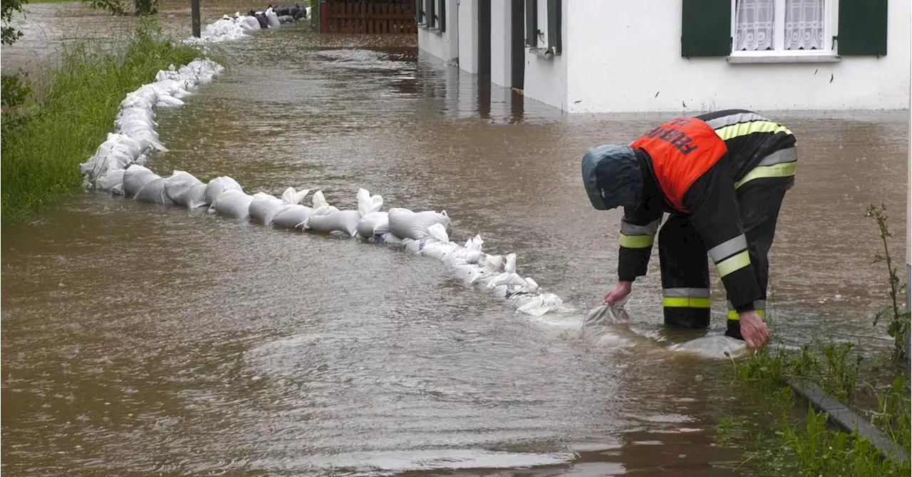 Hochwasser in Süddeutschland: Noch keine Entspannung in Sicht