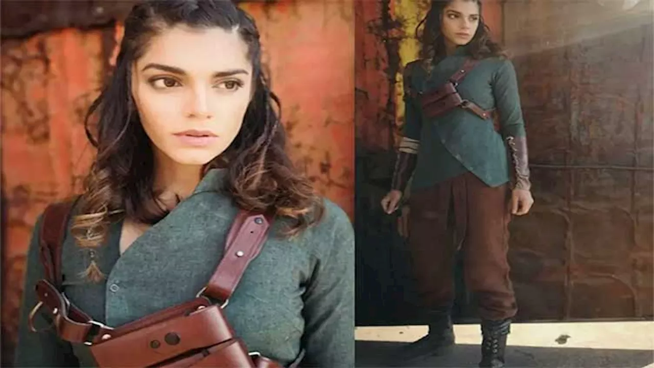 Sanam shares glimpse of donning warrior attire from 'Umro Ayyar' movie