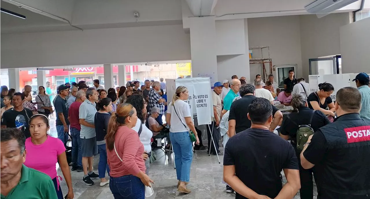 “Nos vamos a quedar, vinimos a votar', aseguran ciudadanos ante atrasos en casillas en Reynosa, Tamaulipas