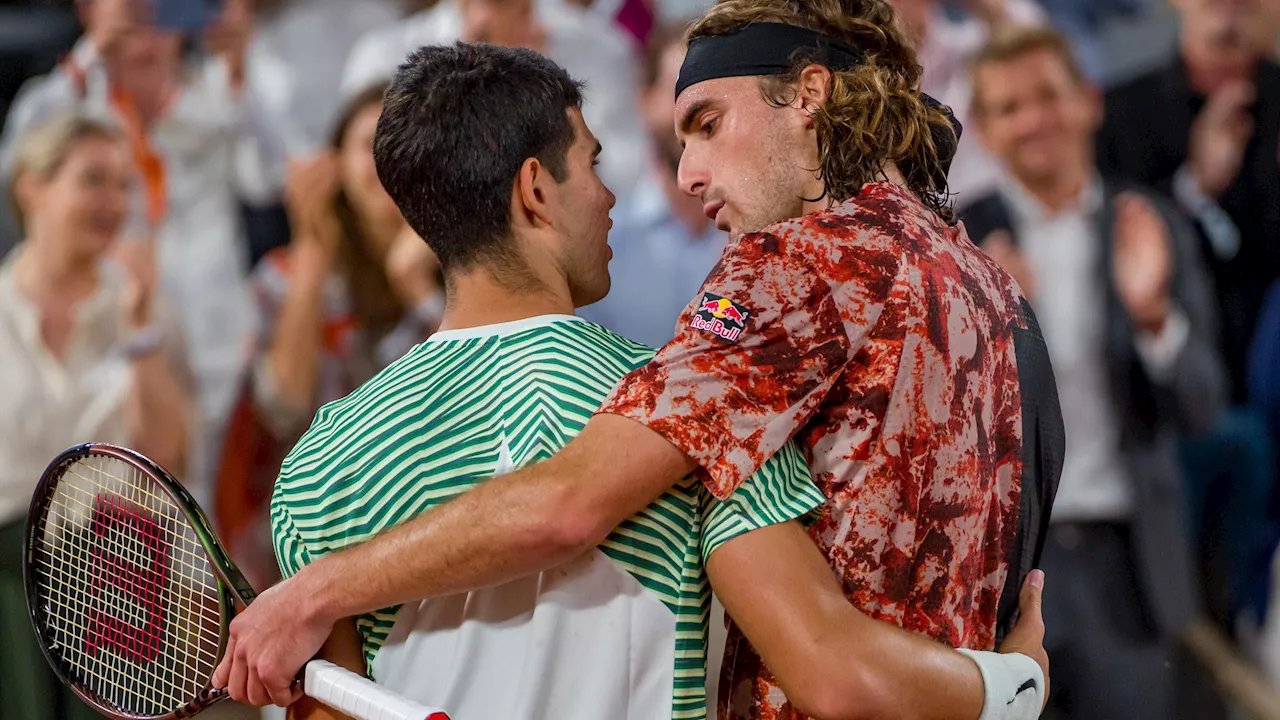  Simple messieurs | Stefanos Tsitsipas face à Carlos Alcaraz en quarts de finale