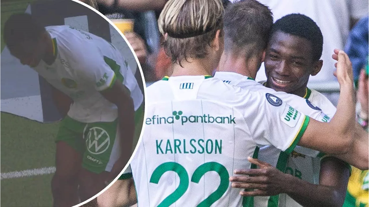 Hammarbys talang skadade sig är han firade