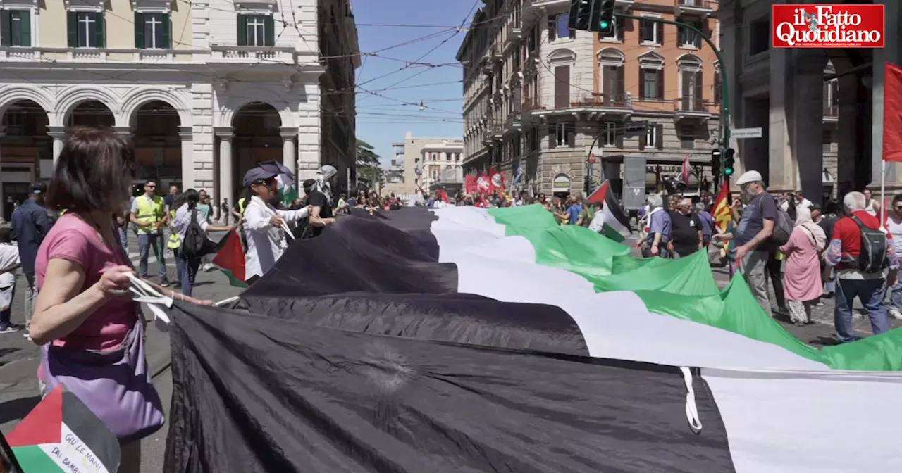 A Roma il corteo contro il governo Meloni: “Preoccupati per l’escalation militare,…