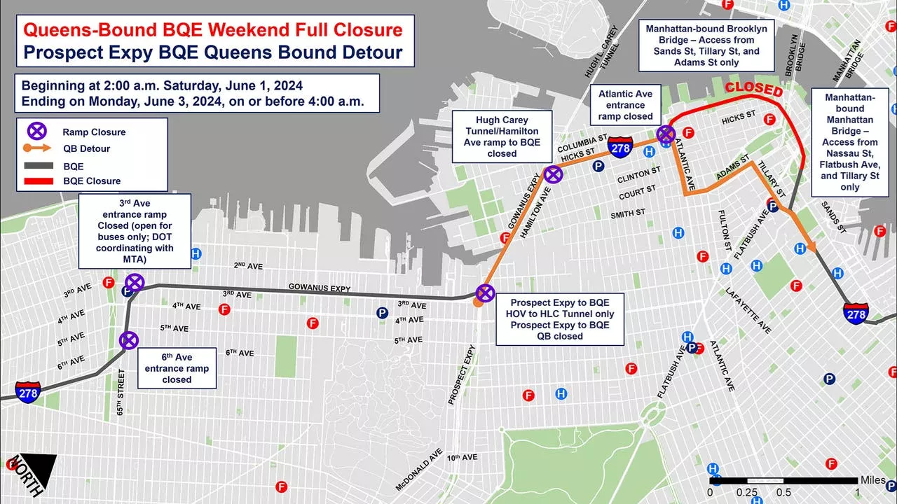 BQE repairs completed 24 hours early, NYC DOT announces